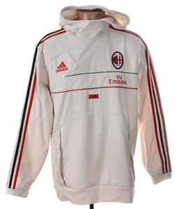 CAMISETA DE FUTBOL CON CAPUCHA AC MILAN ITALY 2012/2013 ADIDAS L (44/46) - Imagen 1 de 10