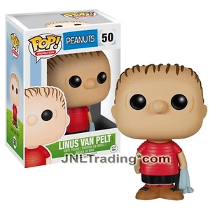 Year 2015 Funko Pop! Schulz Peanuts Vinyl Bobble Head Figure #50 LINUS VAN PELT - Picture 1 of 1