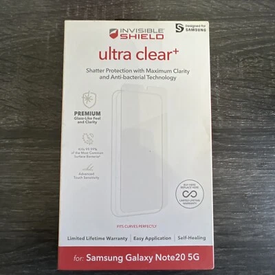 Zagg InvisibleShield Ultra Clear+ Screen Protector for Samsung Galaxy Note20 5G - Image 1 of 4