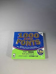 Cosmi 1000 Best Fonts & Symbols CDRS857 BRAND NEW - Picture 1 of 3