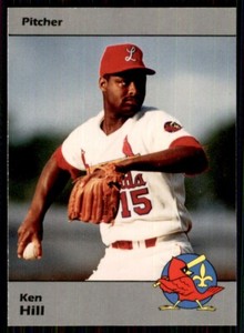 1990 Louisville Red Birds Ken Hill Louisville Redbirds #19
