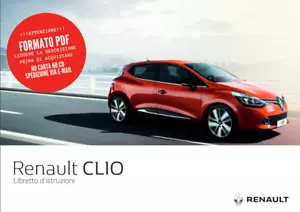 Libretto manuale istruzioni uso e manutenzione in PDF Renault Clio IV 4 serie - Foto 1 di 5