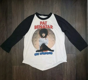 Pat Benatar 1982-83 Get Nervous Vintage Classic Rock Concert Tour T Shirt Large  - Picture 1 of 10