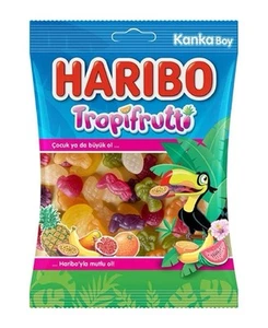 24 X 80g - Haribo Tropifrutti - Full Box - Halal - Party Bag - Tracked POST - Picture 1 of 2