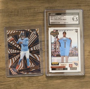 Cam Ward Rookie Card 2025 Panini Instant #NFLDN6 NFL Draft Night Revolution 205 - Picture 1 of 6