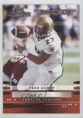 2002 Playoff Prestige Rookie Cortlen Johnson #211 Rookie RC - Image 1 of 2
