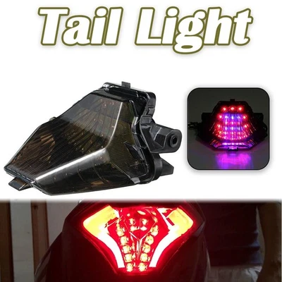 Tail Light ABS Plastic Rear LED Smoke Integrated Fits For Yamaha YZF R3 R25 - Image 1 of 4