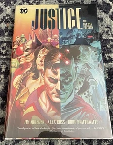 Alex Ross JUSTICE The Deluxe Edition DC Hardcover Collected Edition HC - Picture 1 of 3