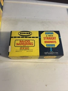 Aurora Vintage HO 1960s Tracks 6 - 6” Straight Roadways 1527 Original Box Tjet - Bild 1 von 5