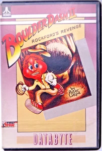 ATARI XL/XE -- BOULDER DASH II ROCKFORD'S REVENGE (DATABYTE/PRIMA STELLA) - Foto 1 di 4