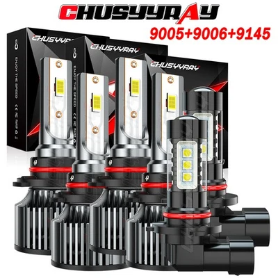 Комбинированные светодиодные противотуманные фары дальнего и ближнего света 6x для Ford Expedition 2003–2006 годов выпуска - Изображение 1 из 4