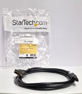 DisplayPort to DVI Cable 3.05m Full HD 1080p DP to DVI Monitor Lead - Afbeelding 1 van 5