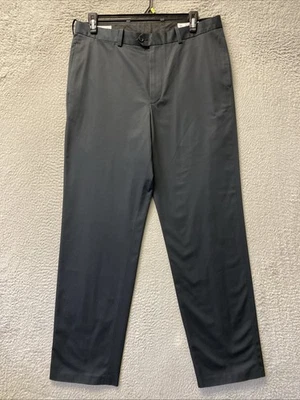 Calça chino Nordstrom masculina 36x34 preta lisa chino preppy / 127-14 - Imagem 1 de 4