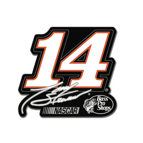 TONY STEWART #14 BASS PRO SHOPS CHEVY SS NASCAR TEAM RACING PIN - Image 1 of 1