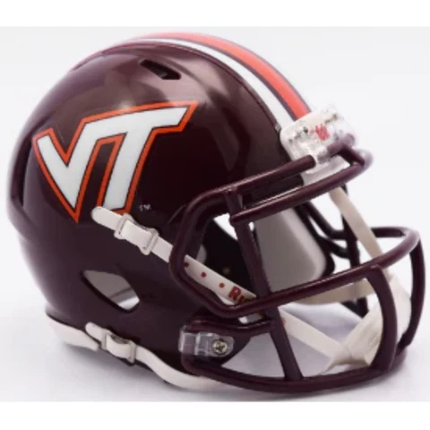 Virginia Tech Hokies Mini Speed Football Helmet - NCAA Cover