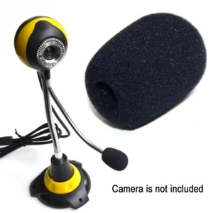 Mini Microphone Headset Windshield Black Sponge Foam Mic Cover Protector x5 game - Picture 1 of 2