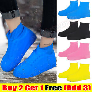 Anti Slip Waterproof Silicone Overshoes Rain Shoes Cover Boot Cover Protector
