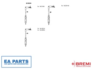 Ignition Cable Kit for AUDI VW BREMI 221E200 - Picture 1 of 3