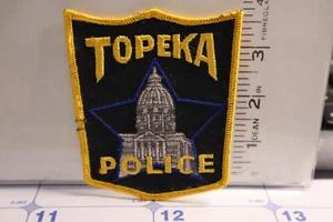 police patch  TOPEKA POLICE KANSAS - Picture 1 of 1