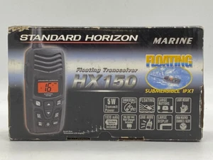 Radio marina de mano sumergible flotante transceptor estándar Horizon HX150 - Imagen 1 de 8