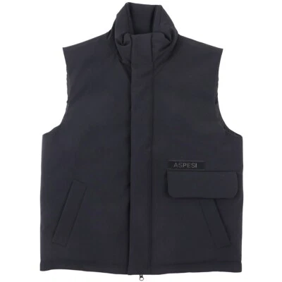 Aspesi F/W 24-25 'Phillip' Technical Fabric Down-Filled Outerwear Vest L New - Image 1 of 4