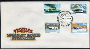 1979 Australia Ferries And Steamers Set Of 4 First Day Cover, Very Good Cond - Picture 1 of 1