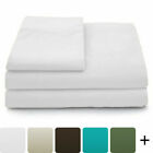 100% Organic Bamboo Cooling Bed Sheets Set Ultra Soft Luxury Deep Pocket Sheet
