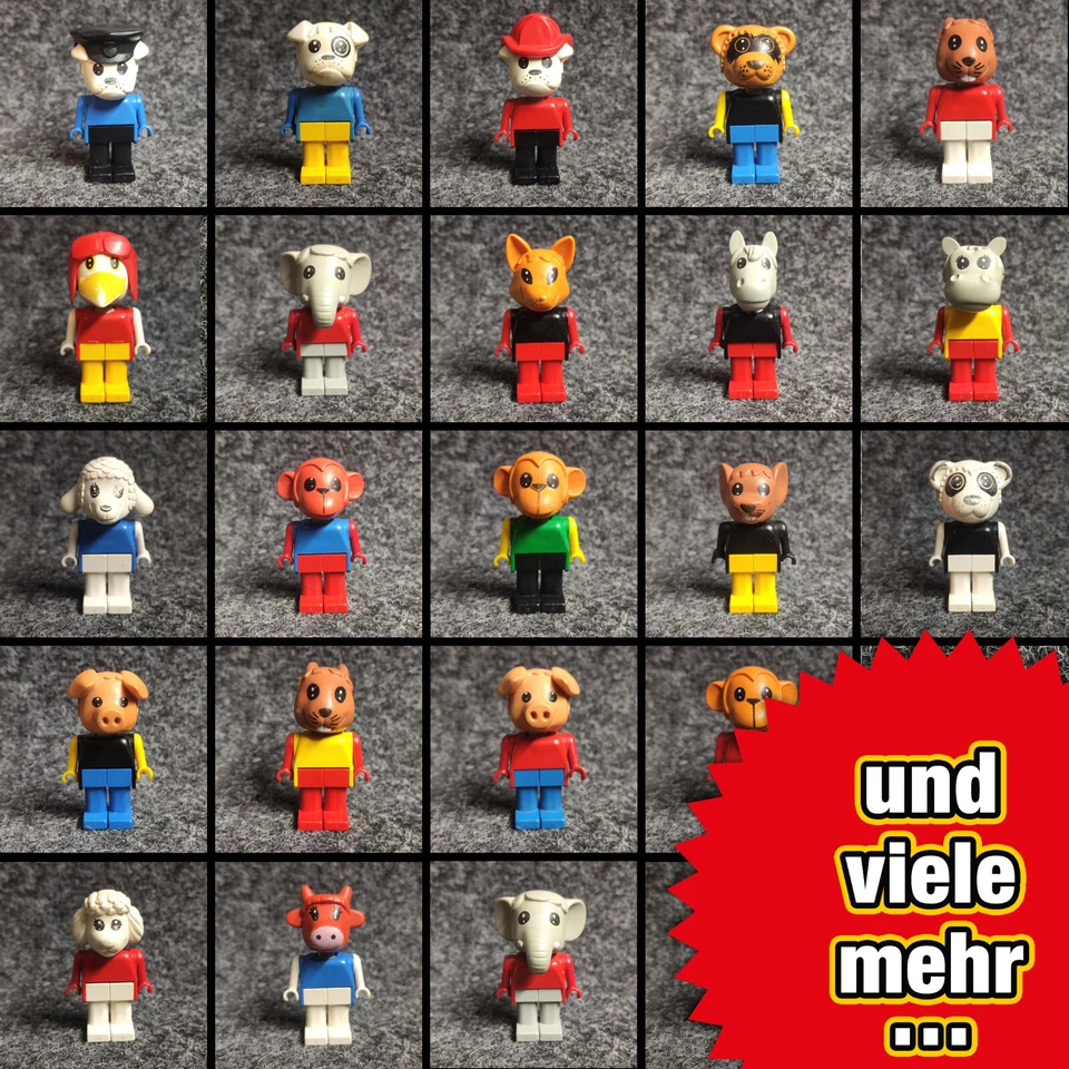 Lego FABULAND Tier Minifiguren Figuren - VARIANTEN wählen - 80er Kinder - Bild 1 von 1