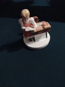 Sebastian Miniatures Young School Girl at Her Desk # 5027/10,000 - Picture 1 of 6