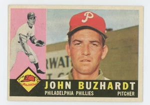 1960 Topps #549 John Buzhardt Philadelphia Phillies - Picture 1 of 2