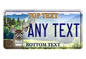 Etiqueta de matrícula personalizada Mountain Buck Deer cualquier estado auto ATV bicicleta - Imagen 1 de 16