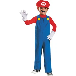 Toddler Super Mario Bros. Mario Jumpsuit Costume - 2T - Picture 1 of 3