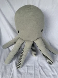 PillowFort Octopus 17" Throw Pillow Plush Kids Gray Knit Target Ocean Squid - Picture 1 of 5