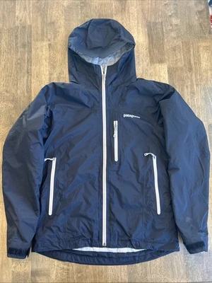 Chaqueta cortavientos con capucha Patagonia H2no Parka negra para mujer pequeña Foto 1 de 4