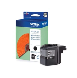 Brother LC-129XLBK Inkjet Cartridge, Black, Single Pack, Super High Yield, Inclu - Afbeelding 1 van 8