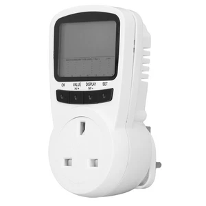 Electricity Usage Monitor Plug In Power Meter Electrical Power Consumption SAP - Picture 1 of 12