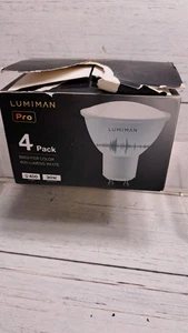 GU10 Smart Bulb 4 Pack, RGBCW Color Changing Alexa LED Light Bulbs 5W WiFi Track - Picture 1 of 8