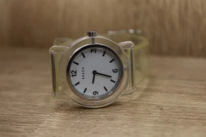 Breda Bespoke Post "Play" Watch 1742d Clear Plastic New Batt - Picture 1 of 6