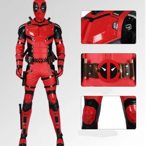 Deadpool 3 Young Wade Wilson Jumpsuit Cosplay Costume Shoes Helmet Suit Outfit - Picture 1 of 27