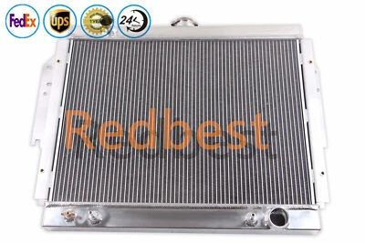 Radiador de aluminio para camioneta Dodge D150 D150 1979-1993 Ramcharger 5,9 L V8 3 filas CC959 Foto 1 de 4