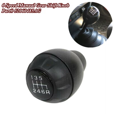 6 Speed Manual Shifter Shift Gear Knob For 2007-2013 Jeep Wrangler #52060485AG Foto 1 de 4