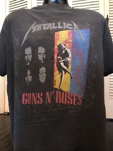 Camisa De Colección 1992 Metallica Guns N Roses Faith No More Tour Talla XL Rock Metal - Imagen 1 de 5