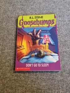 Piel de gosebumps #54 Dont Go To Sleep de colección de R.L Stine primera edición 1997 raro  - Imagen 1 de 8