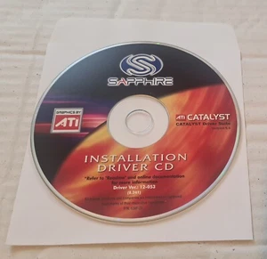 Sapphire ATI Catalyst Installation Driver v12-038 v12-053 v12-076 v12-099 CD - Picture 1 of 5