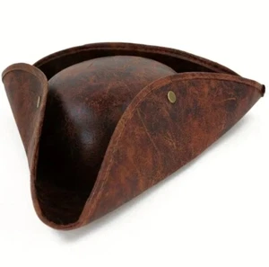 Faux Leather Pirate Hat - Picture 1 of 5