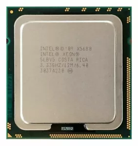 Intel Xeon X5680 3.33 GHz Six Core 12M Cache SLBV5 LGA 1366 CPU Processor - Picture 1 of 4