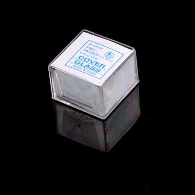 100Pcs Glass Micro Cover Slips Glass Blank Lab Coverslip Microscope Slide Cover