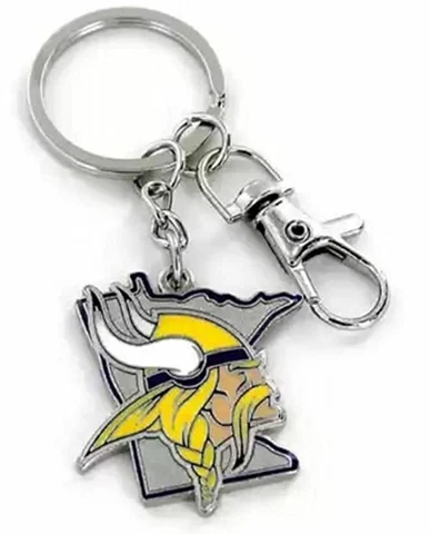 Minnesota Vikings Keychain Home State Heavyweight Metal Keyring Cover