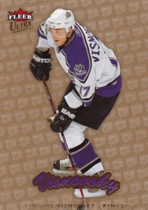 LUBOMIR VISNOVSKY, LOS ANGELES KINGS, RARE 2006-07 FLEER ULTRA GOLD NHL CARD. - Picture 1 of 1