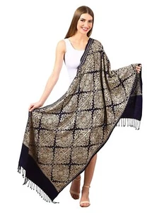 New Women Embroidered Stole Shawl Wrap - Picture 1 of 5